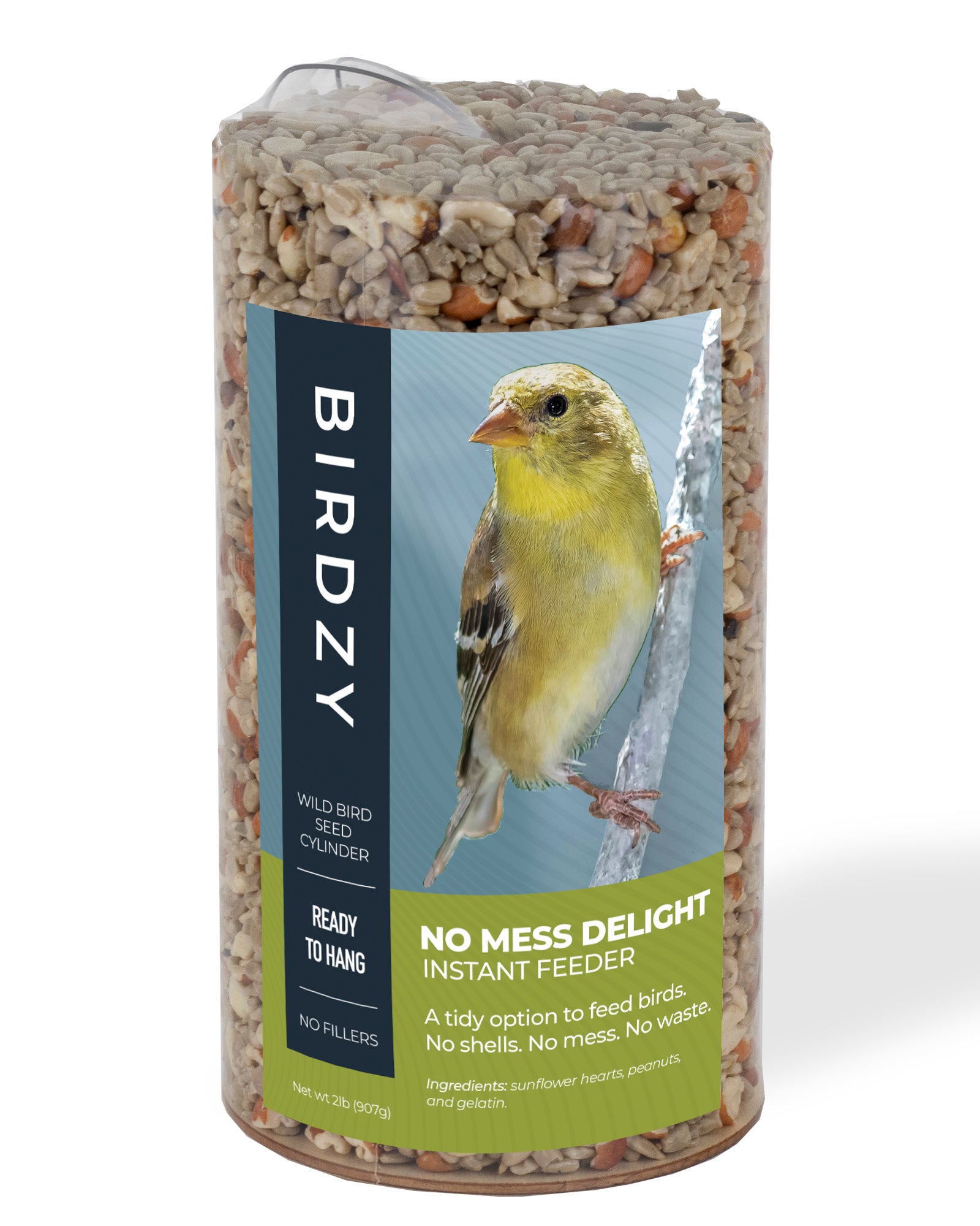 NoMess Delight Seed Cylinder Birdzy