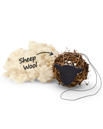 Sheep Wool Bird Nesting Ball